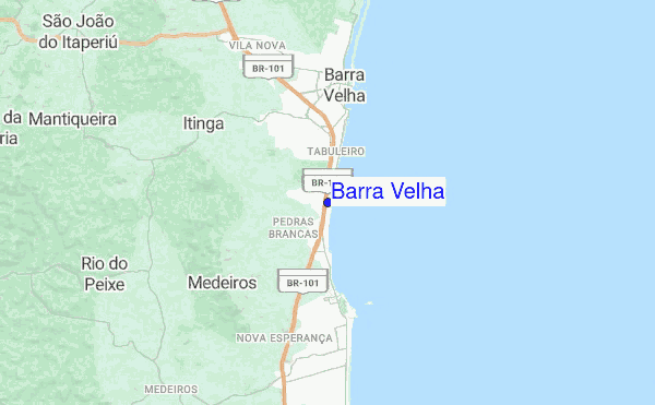 Barra Velha location map