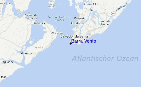 Barra Vento Location Map