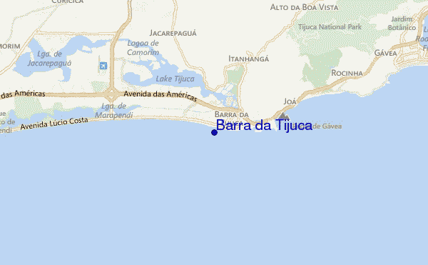 Barra da Tijuca location map