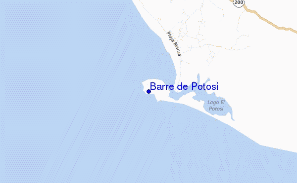 Barre de Potosi location map