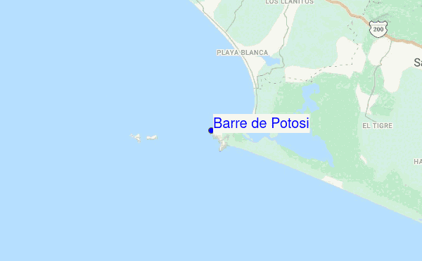 Barre de Potosi location map