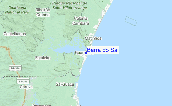 Barra do Sai Location Map