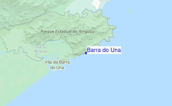 Barra do Una location map