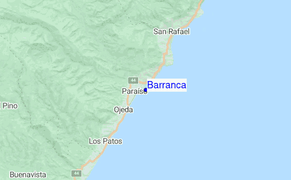 Barranca location map