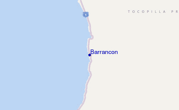 Barrancon location map