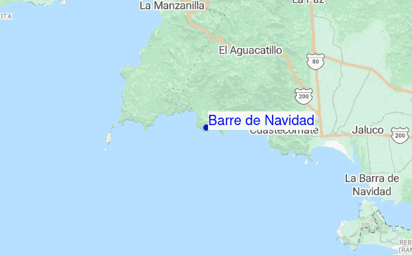 Barre de Navidad location map