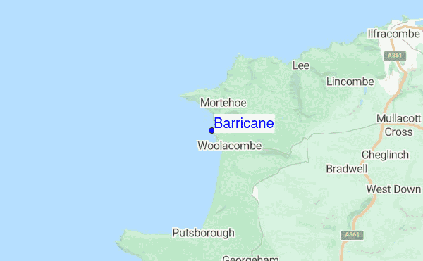 Barricane location map