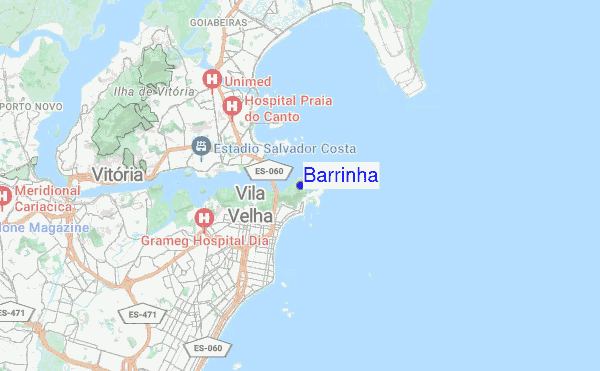 Barrinha location map