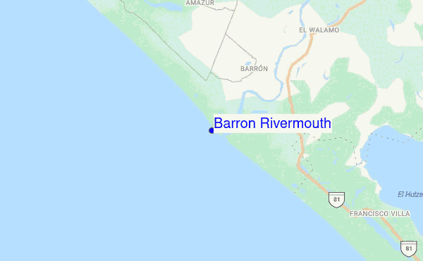 Barron Rivermouth location map