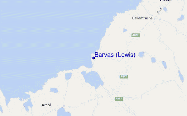 Barvas (Lewis) location map