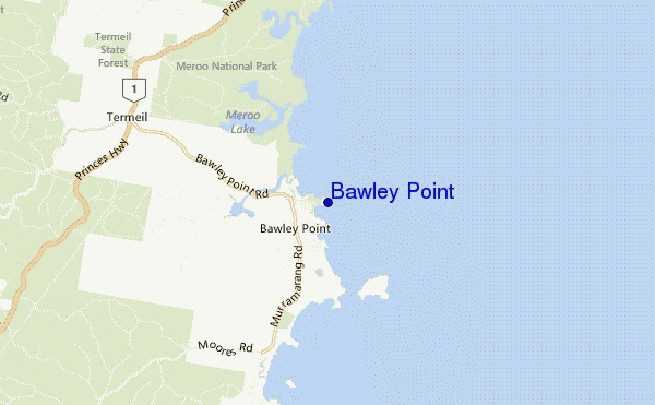 Bawley Point location map
