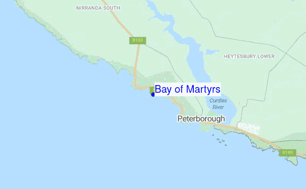 Bay of Martyrs location map