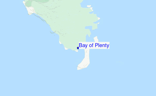 Bay of Plenty location map