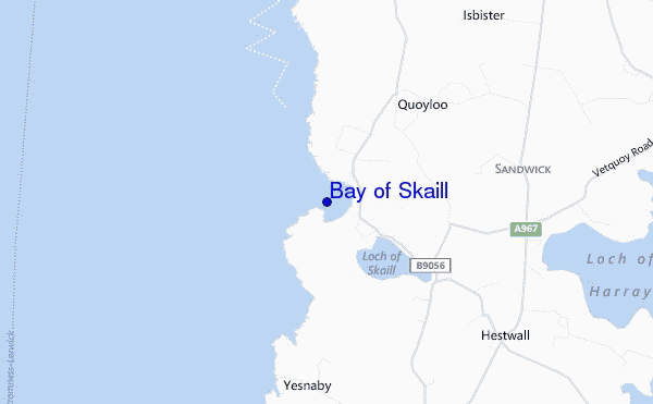 Bay of Skaill location map