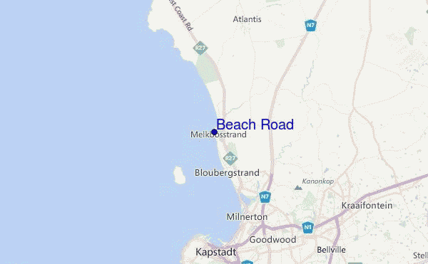 Beach Road Location Map