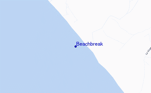 Beachbreak location map