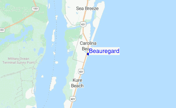 Beauregard location map