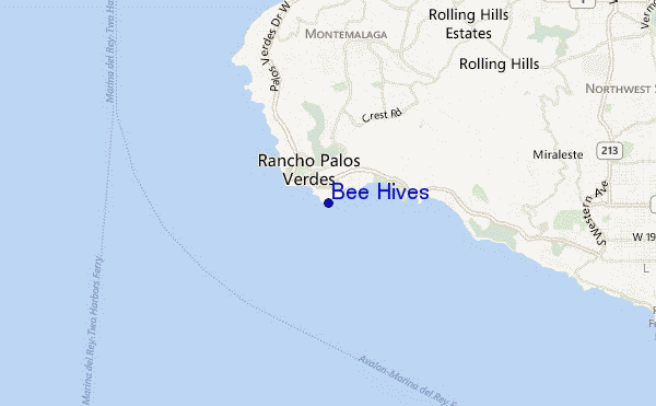Bee Hives location map