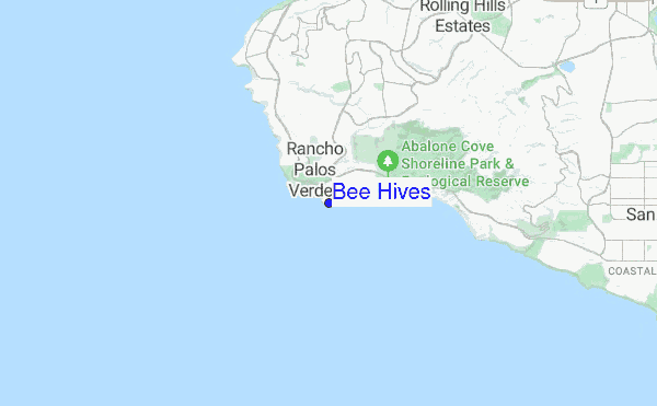 Bee Hives location map