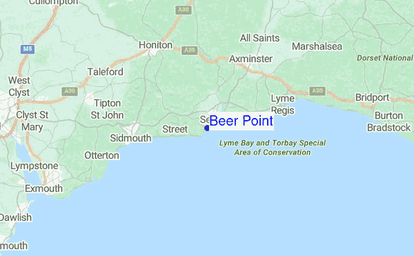 Beer Point Location Map