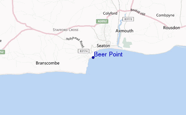 Beer Point location map