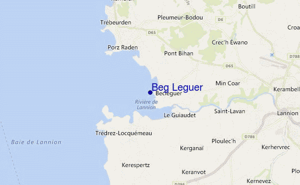 Beg Leguer location map