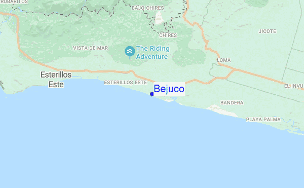 Bejuco location map