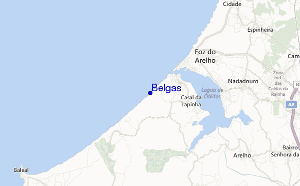 Belgas location map