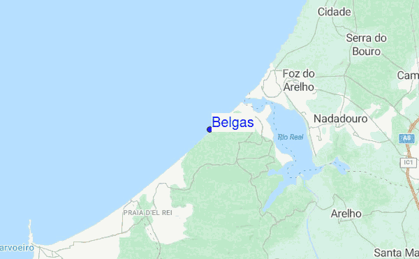 Belgas location map