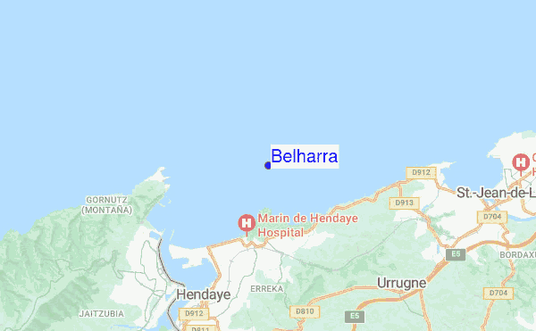 Belharra location map