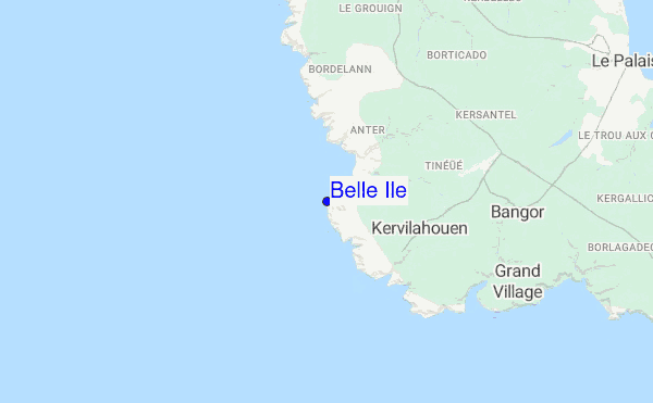 Belle Ile location map