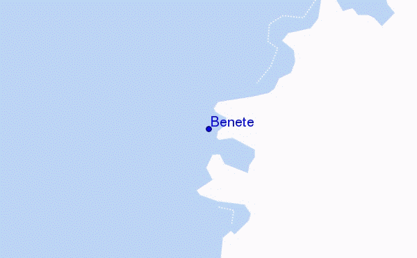 Benete location map