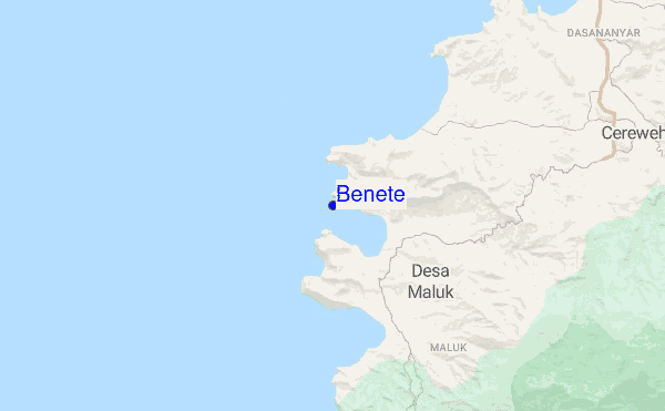 Benete location map