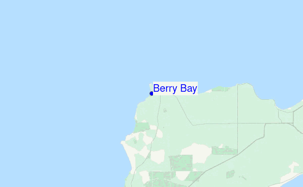 Berry Bay Location Map