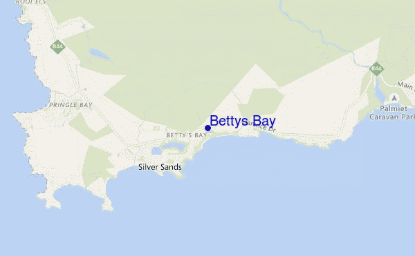 Bettys Bay location map