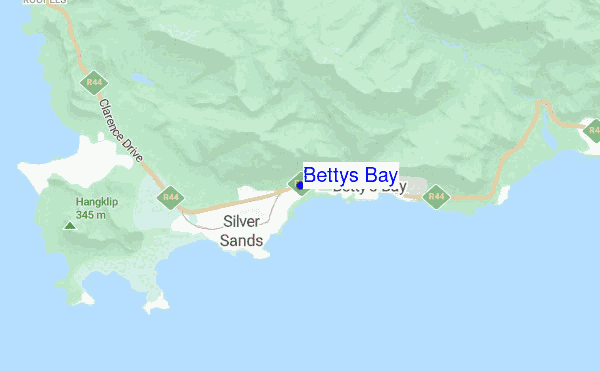 Bettys Bay location map