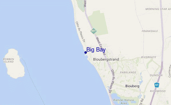 Big Bay location map