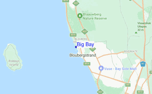 Big Bay location map