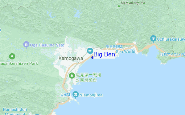 Big Ben location map