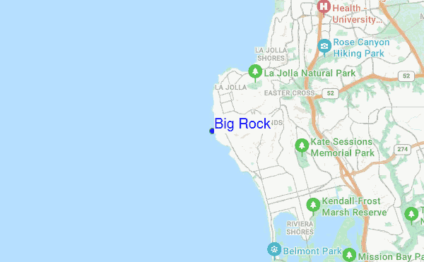 Big Rock location map