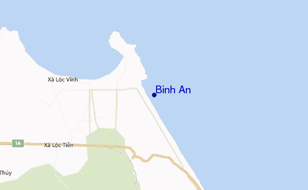 Binh An location map