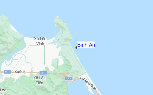 Binh An location map