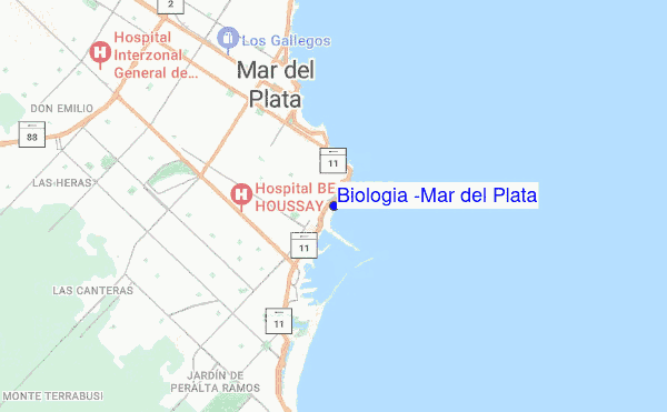 Biologia (Mar del Plata) location map