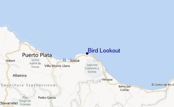 Bird Lookout Location Map