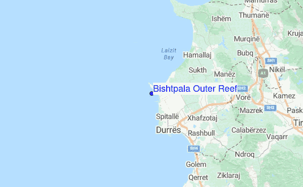 Bishtpala Outer Reef Location Map