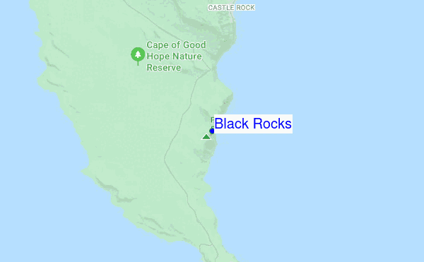 Black Rocks location map