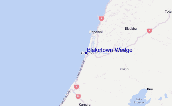 Blaketown Wedge Location Map