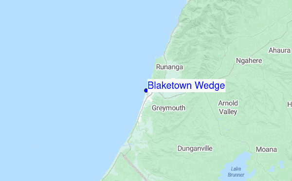 Blaketown Wedge Location Map