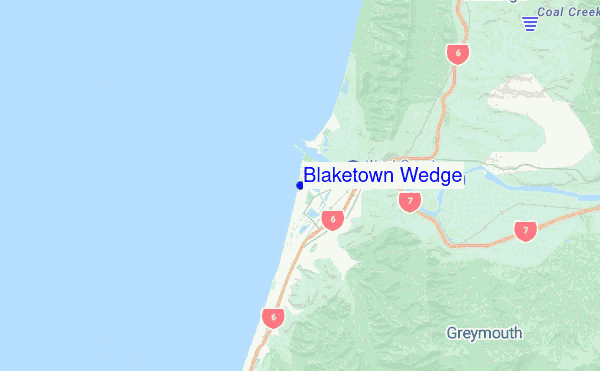 Blaketown Wedge location map