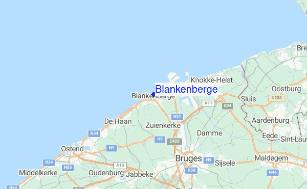 Blankenberge Location Map